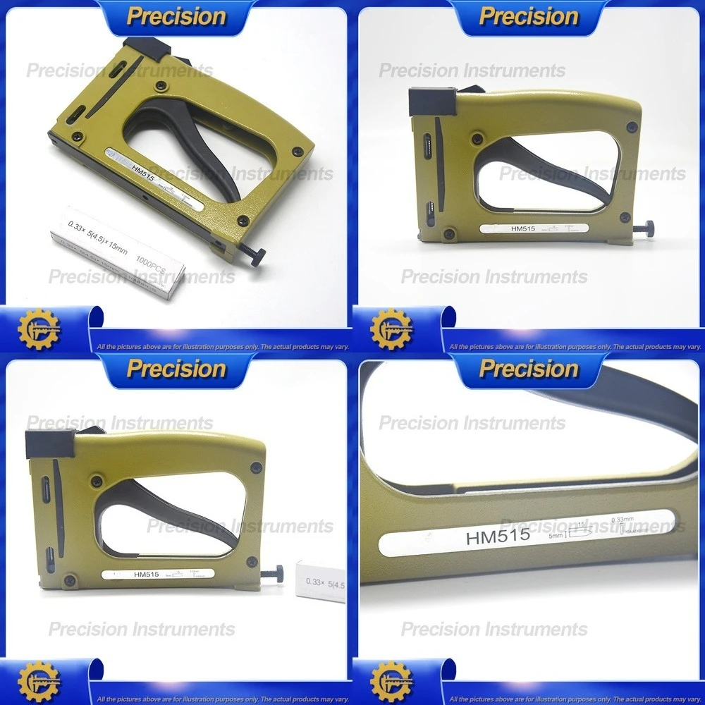 2026 Air Brad Nailer for Picture Frame Assembly with 1000 Staples Manual Pneumatic Nail Gun for Woodworking and Trim Projects