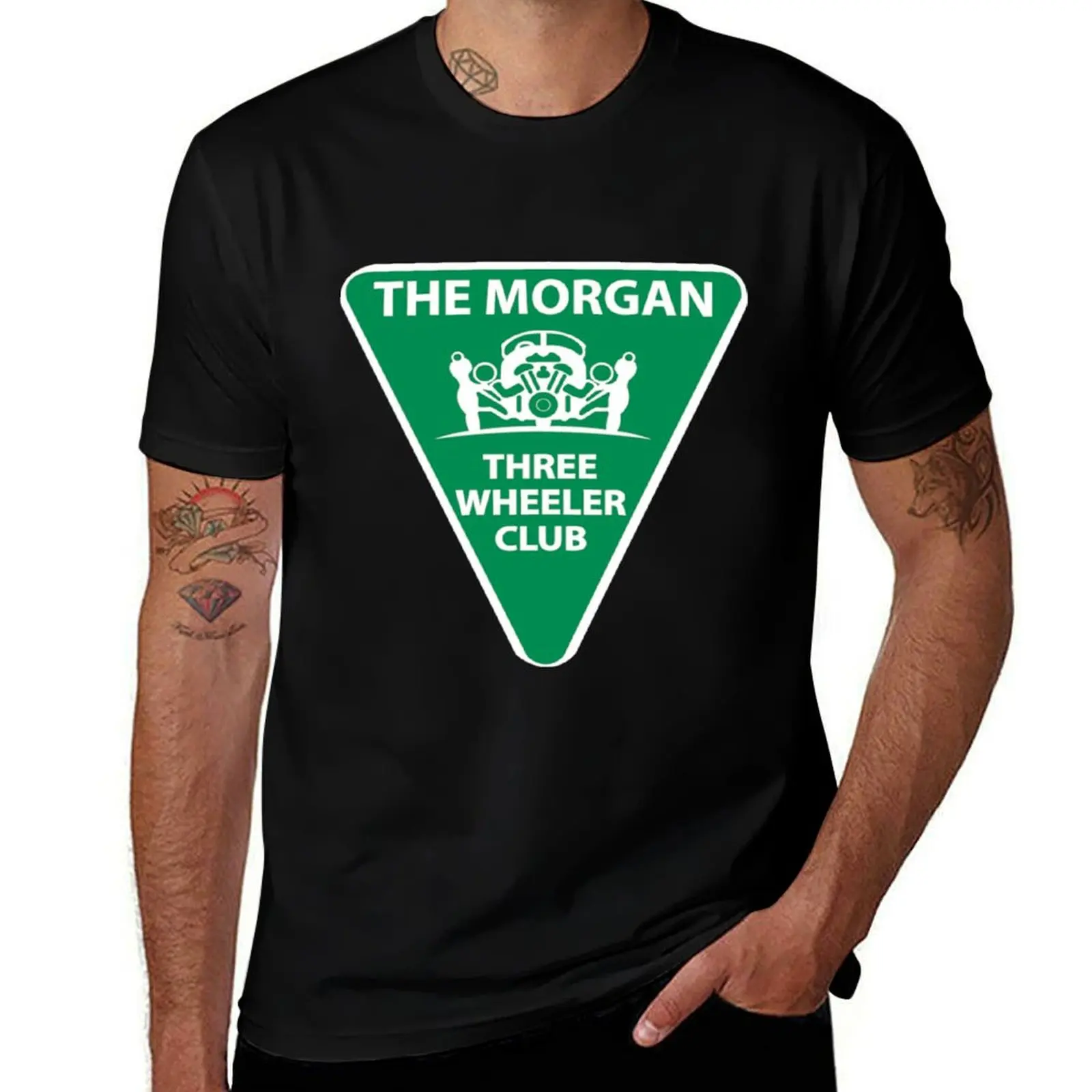 MORGAN THREE WHEELER CLUB T-Shirt boys whites summer clothes designer t shirt men