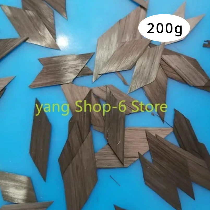 200g Carbon Fiber Chopped Wire Forged Cut Short Fibre Filament Diamond Shaped Flake DIY Accessories