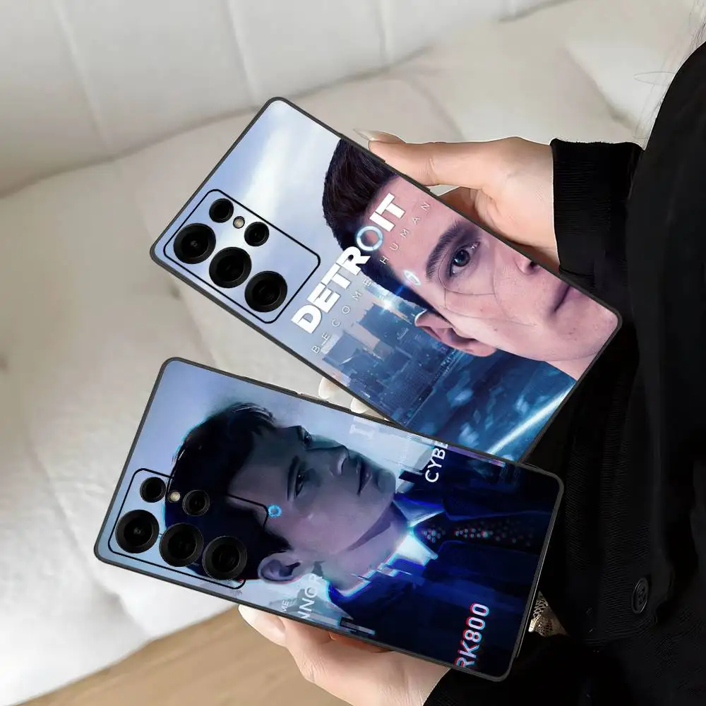 حافظة هاتف كلاسيكية RPG Game D-Detroit لهاتف سامسونج S 24 Fe 25 Ultra Plus 20 Lite 21 30 22 23 24 22 Ultra 5G Fundas #4