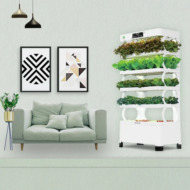 Vertical Farming Hydroponic Indoor Garden Smart Home Grow System Vegetable Growing Machine view 3