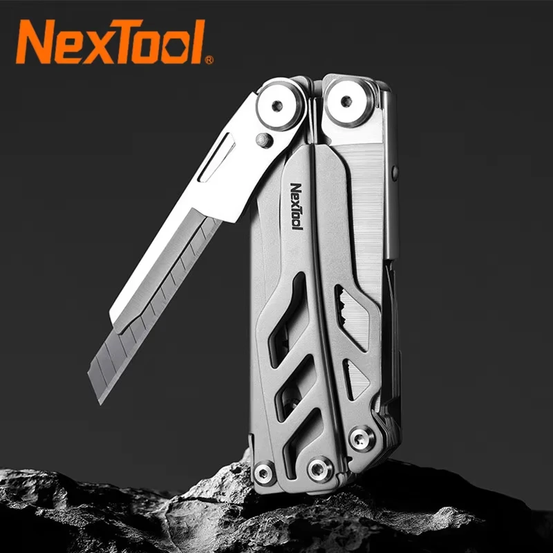NexTool Flagship Pro  Multitool Pliers with Replaceable Blades  Scissors 16 in 1 Multi Tool  Outdoor  EDC