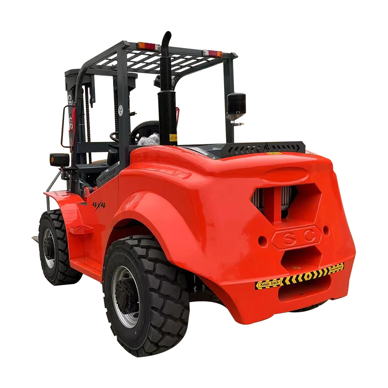 4 عجلة القيادة الخام التضاريس رافعة شوكية 4WD رخيصة عالية الجودة 2.5 طن رافعة شوكية العلامة التجارية الصينية موافقة CE رخيصة الثمن 2.5T رافعة شوكية #2