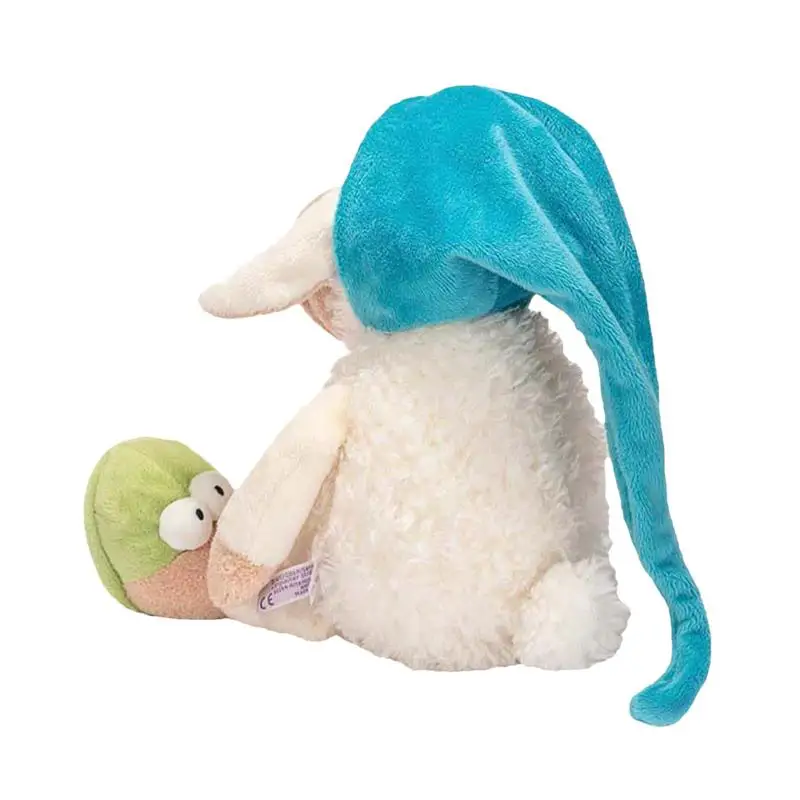 Nightcap Sheep Plush Plush Sheep For Kids Boys And Girls Sleeping Hat Sheep Stuffed Toy Cute Lamb Toys Plush Toy For Fans Gift