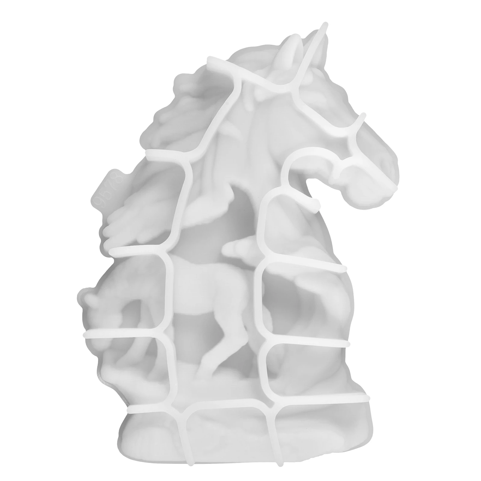 

Silicone Mold DIY Crafts White Horse Shape Epoxy Casting Table Vshaped Mold Decor Vshaped Reusable Jewelry Accessories