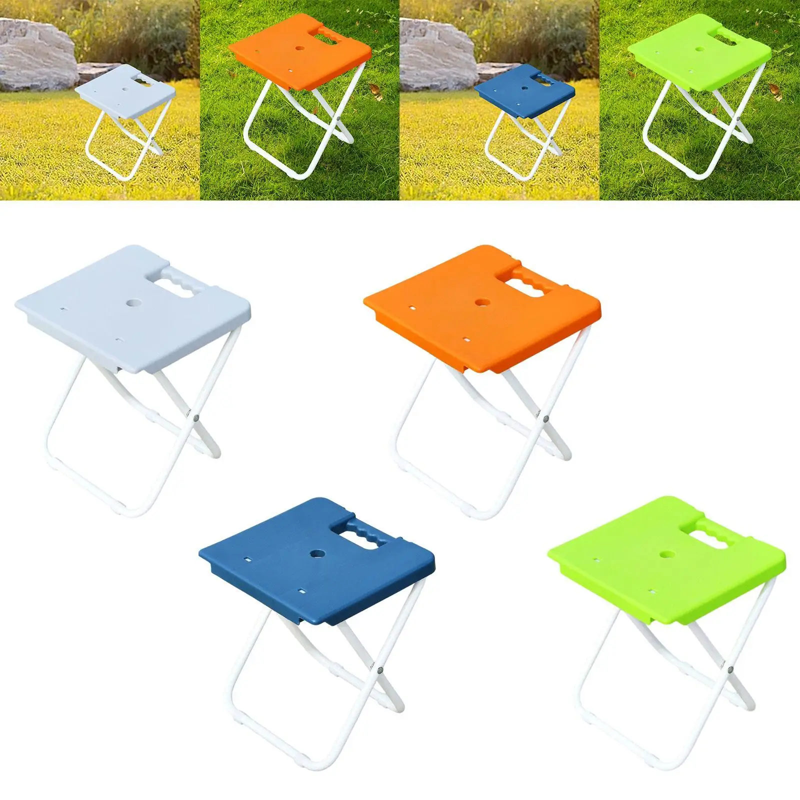 

Foldable Stool Waterproof Comfortable Fishing Chair for Hiking Home Garden