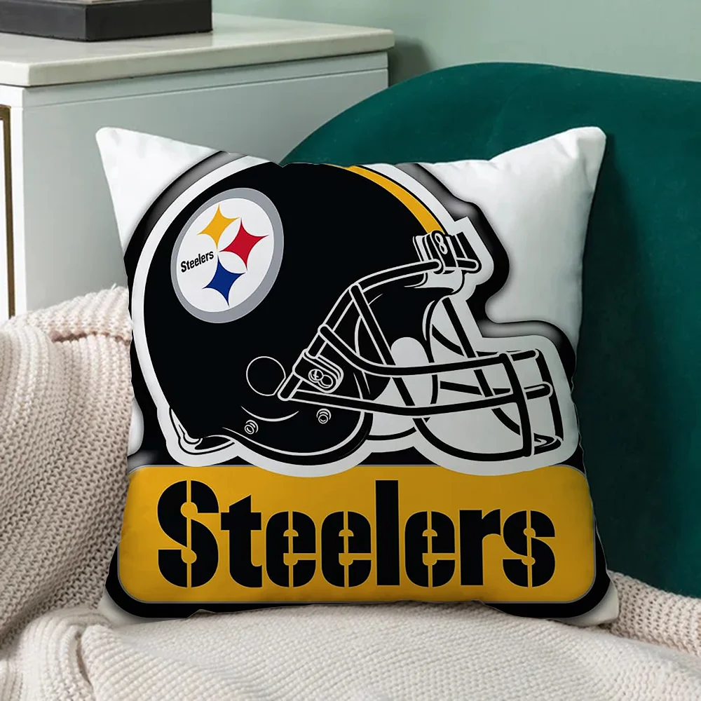 Cushion Cover 40*40 Steelers Pillow Covers Decorative Cushions for Bed Pillow With Anime Cute Pillows for Decoration Short Plush