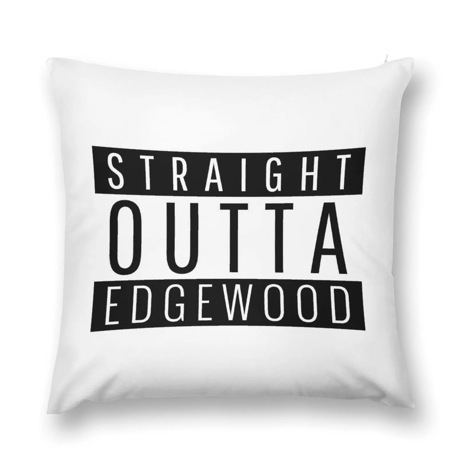 Straight Outta Edgewood Washington Throw Pillow Couch Cushions Pillow Cases Decorative pillow