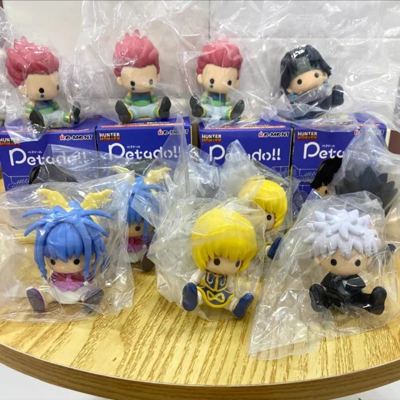 

Genuine Desktop Hunter×Hunter Gon·Freecss Killua Zoldyck Neon·Nostlard Sitting Posture Blind Box Figure Model Toys Birthday Gift