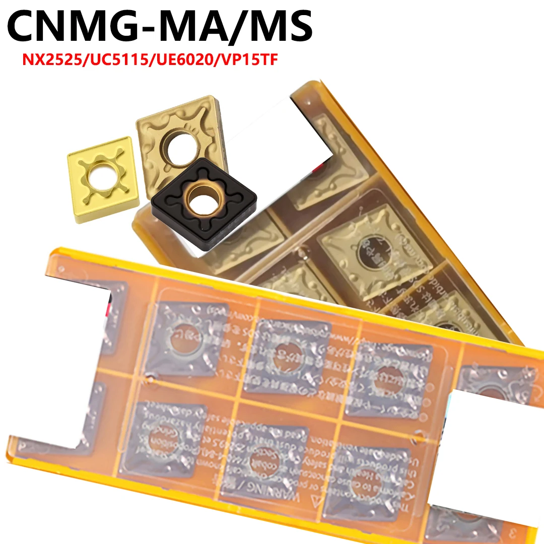 

Оригинальные Твердосплавные Пластины CNMG1204 CNMG1606 CNMG1906 10 Штук Сплав Металл Насадки Сталь Нержавейка Original