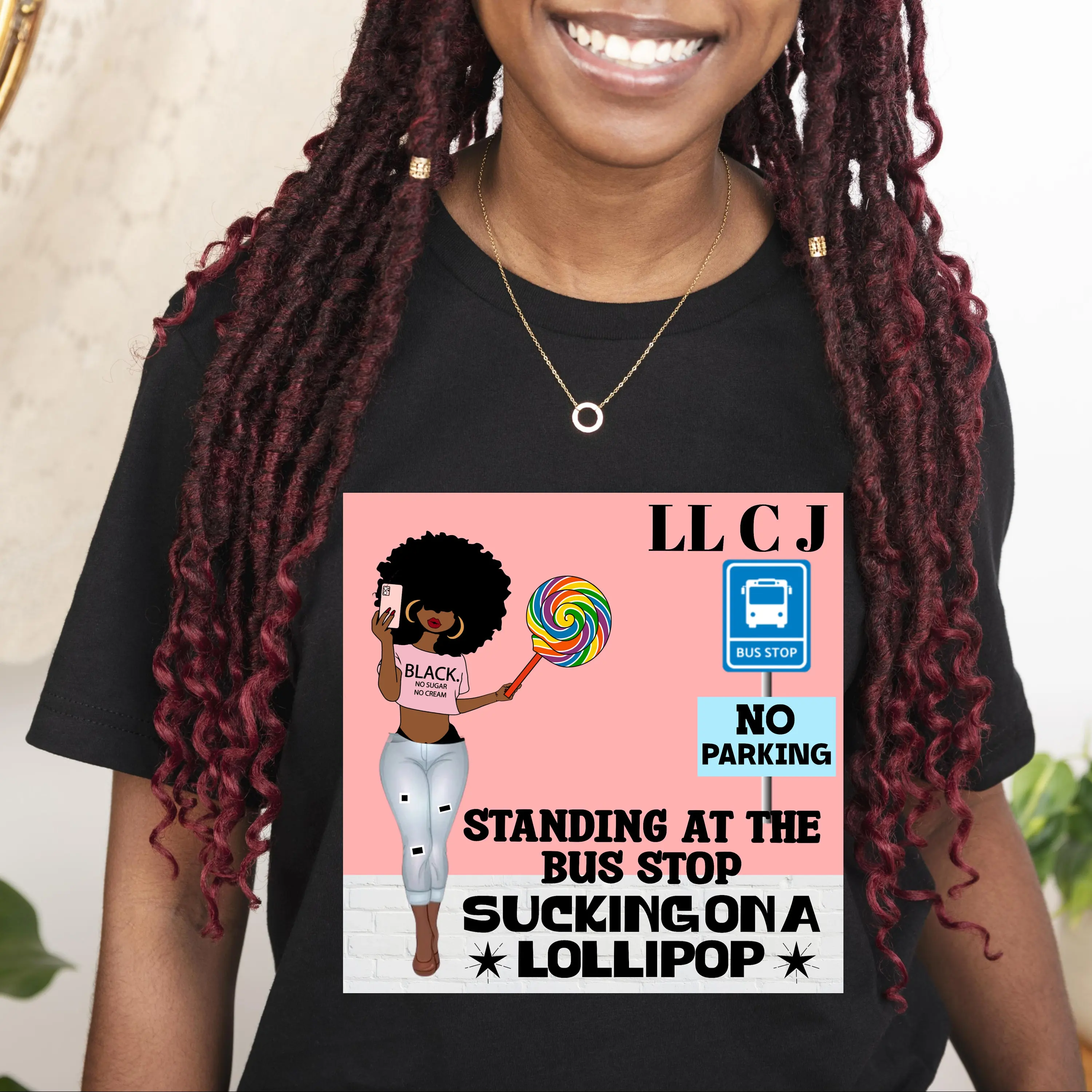 LL Cool J Rap Vintage T Shirt Standing At The Bus Stop Sucking On A Lollipop 90s Verse Hip Hop Rnb Rapper