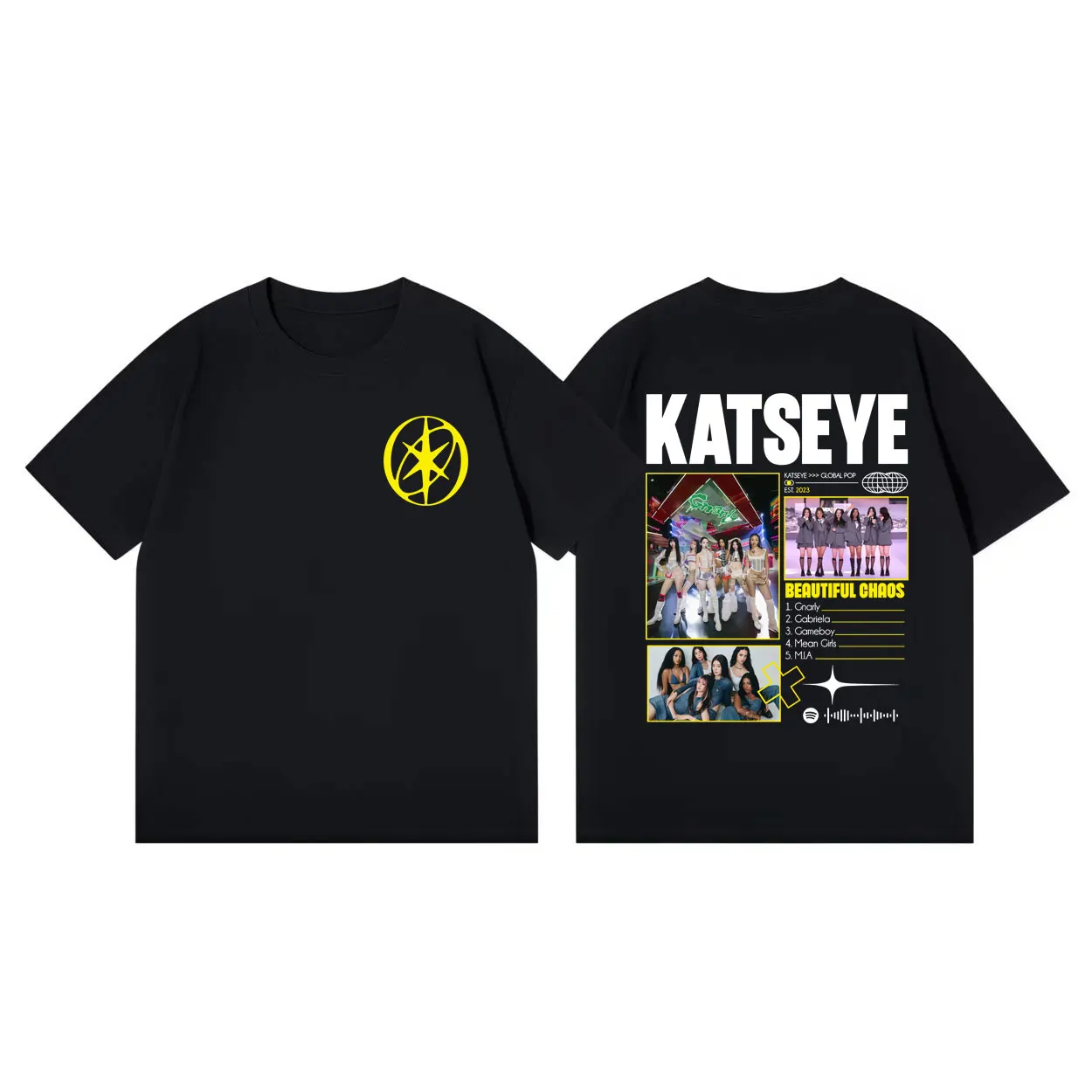 

Kpop Katseye Band Merch T-shirt Men's Women's Fashion Y2k Aesthetic Short Sleeve T Shirts High Quality Cotton Oversized T-shirts