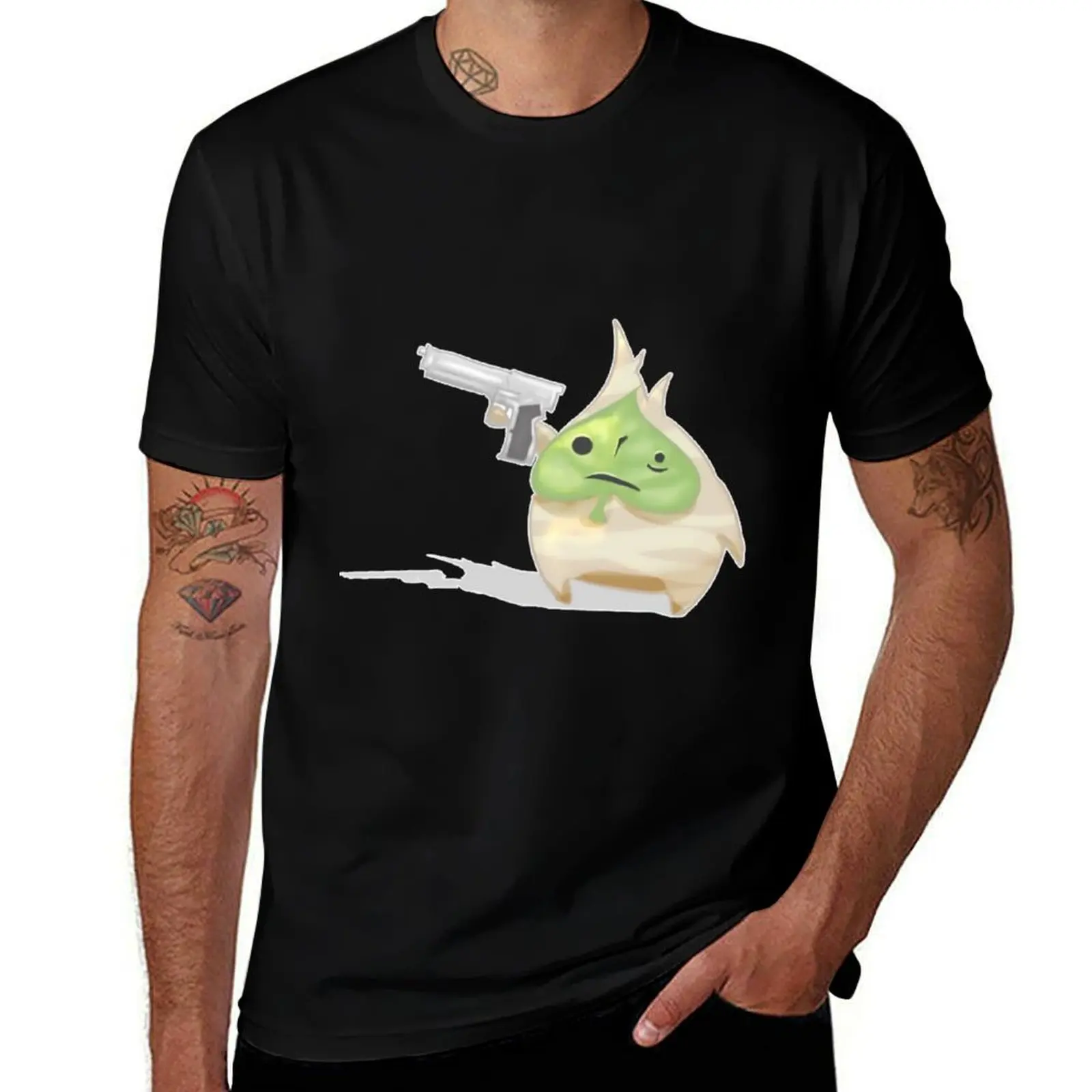 

Korok Gun \t T-Shirt t shirts with prints man tshirt t shirts for man graphic funny T-shirt