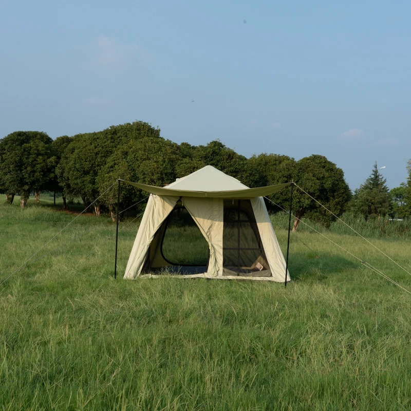 

Large Luxury Star Dream Aluminum Inflatable Outdoor Camping Tent Waterproof Oxford And Oxford Oxford Canvas On Sale For Families