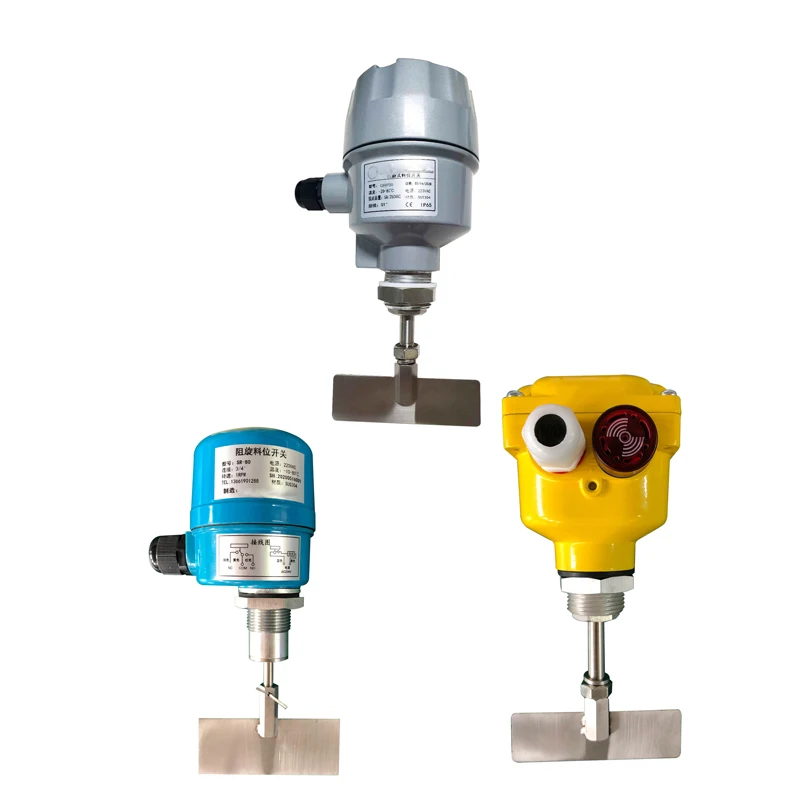 Factory Direct Sale Powder Solid Detect Sensor Rotating Blade Rotary Paddle Level Switch Interruptor Nivel Silo Level Sensor