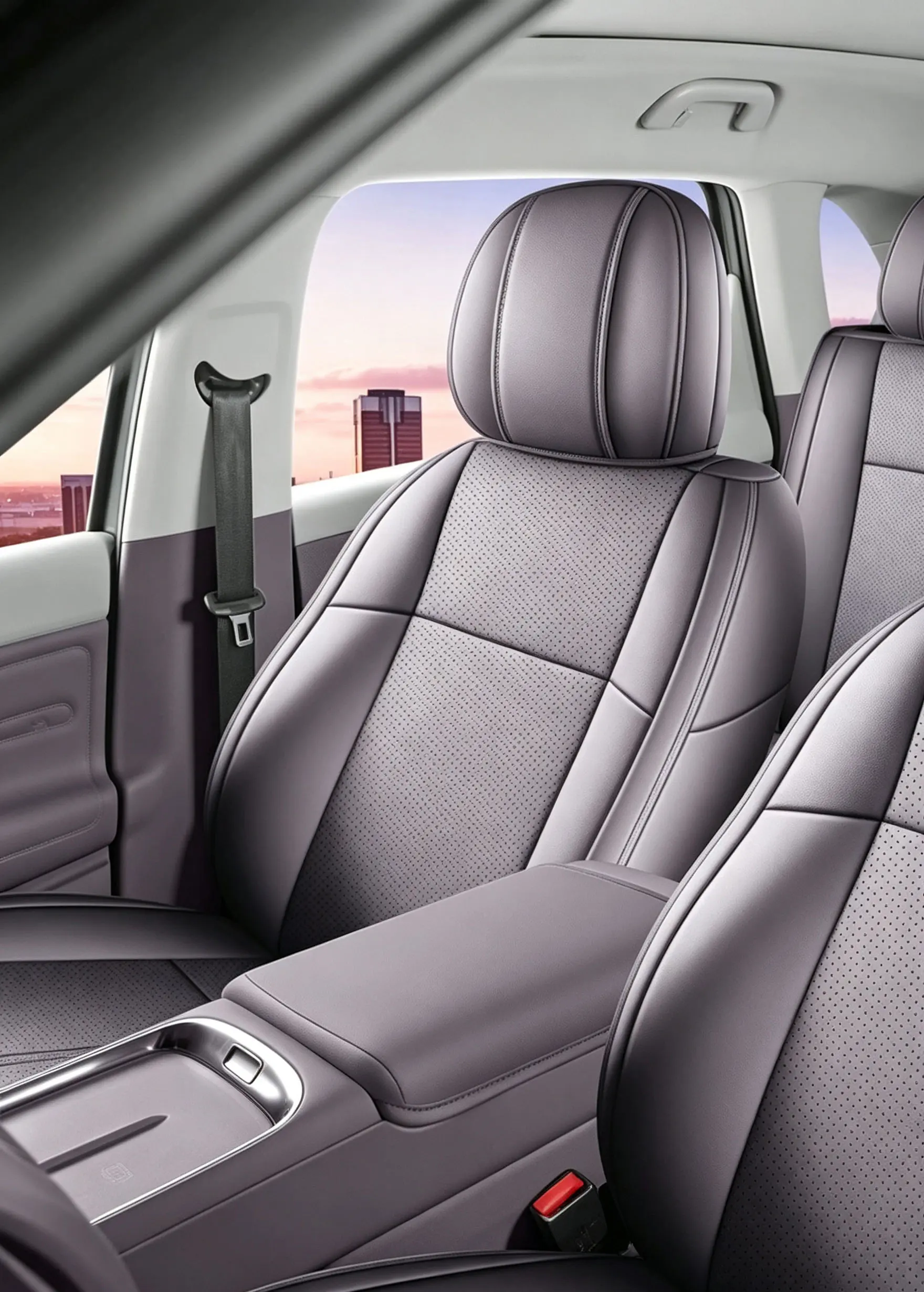 Left-Drive Car Seat Cover For Leapmotor B01 2025-2026 All Season Seat Cushion Custom Fit Full Surround Protective Covers