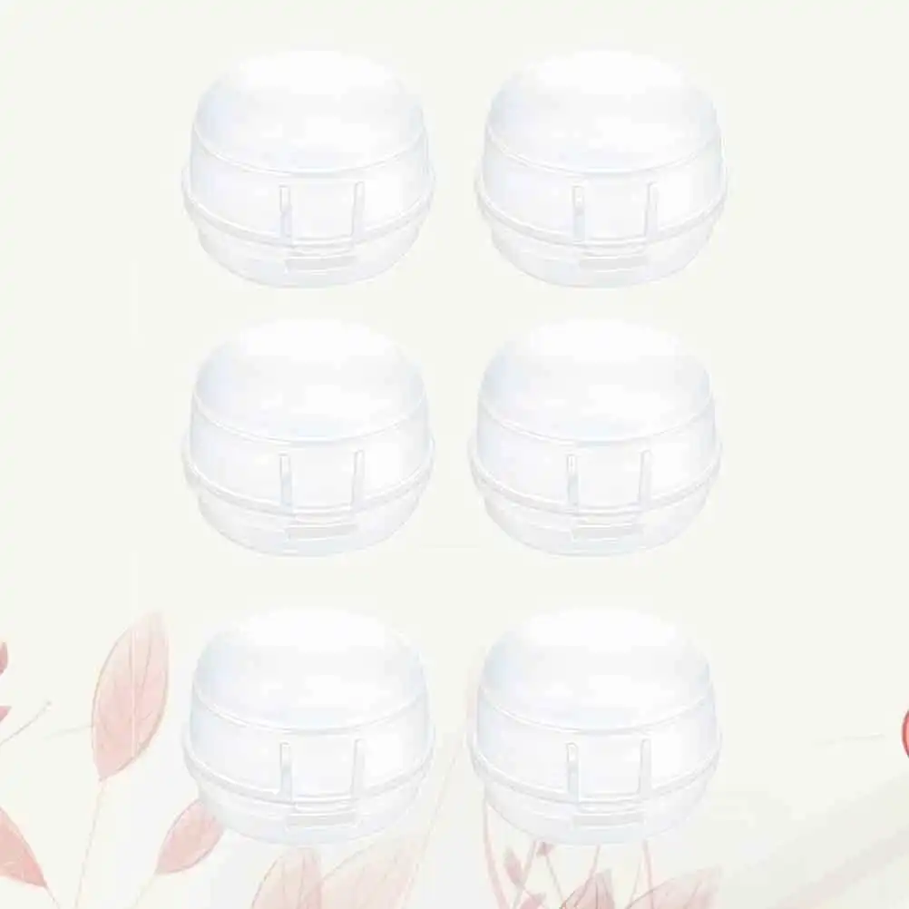 

6Pcs Gas Stove Knob Covers Safety Protection for Kids Childproof Heat Resistant Non Adhesive Removable Reusable Plastic Cooker