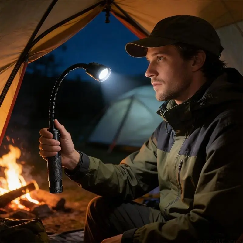 QX2E Flexible LED Work Lamp for Barbecue Camping and Garage Use