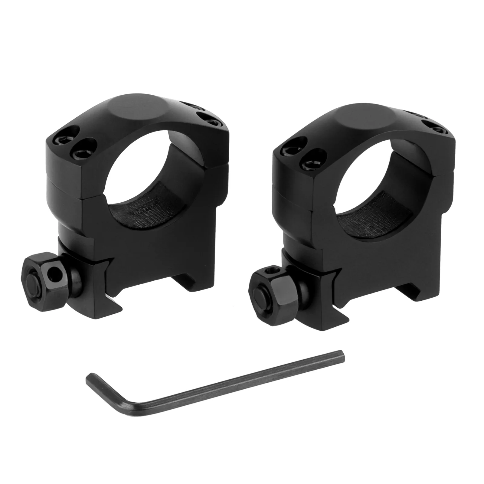FOCUHUNTER Hunting 25.4mm Ring Diameter Medium Profile Scope Mount 20mm Base Ring Mount Adapter Tactical Accessories