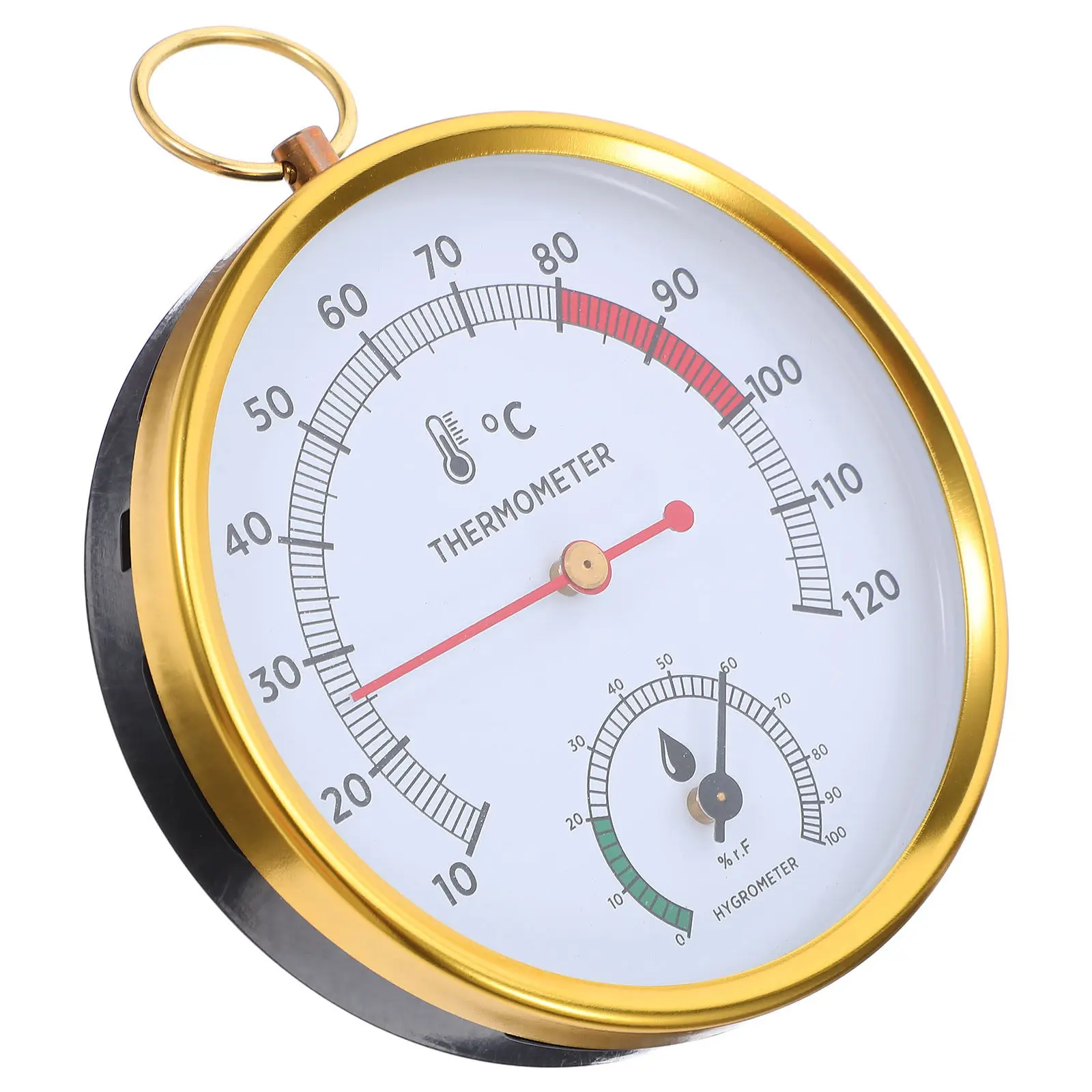 

Sauna Room Thermohygrometer with Accurate Temp and Humidity Gauge for High Heat Environments Steam Sauna Small Hygrometer