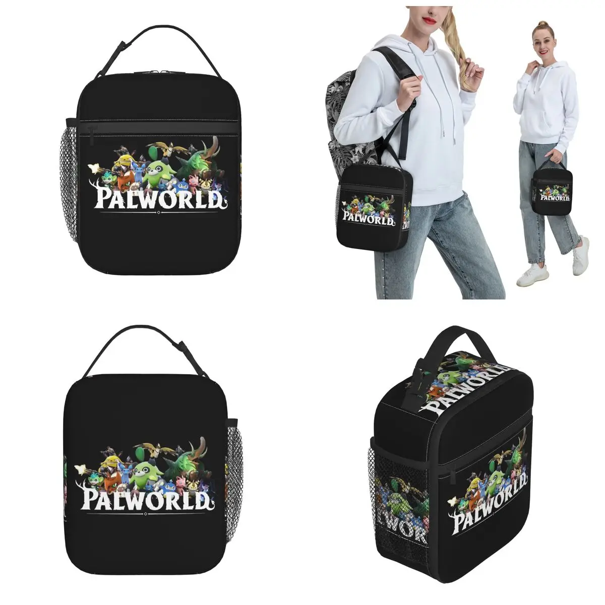 Palworld Game Lover Product Geïsoleerde Lunch Draagtas Voor Werk Opslag Voedseldozen Herbruikbare Koeler Thermische Lunchboxen