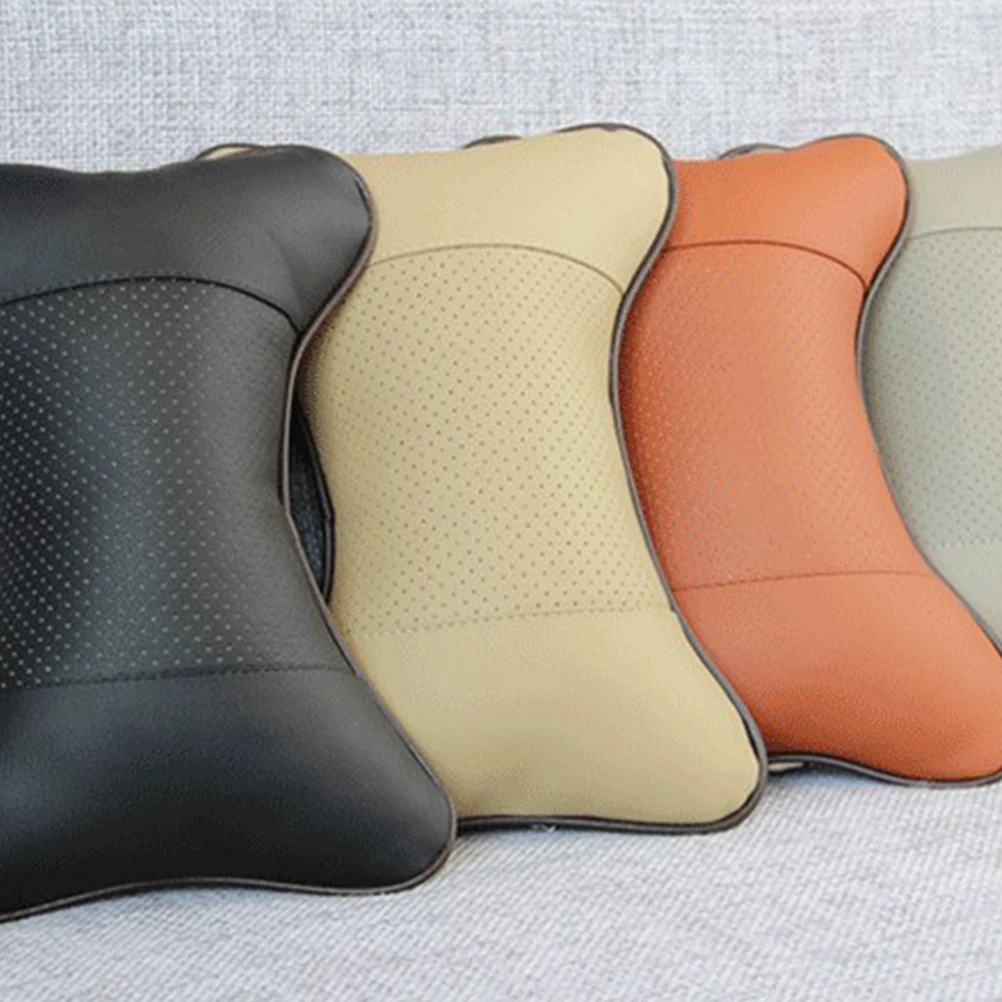 

2Pcs Neck Pillow Comfortable Car Headrest Neck Cushion Support Grey