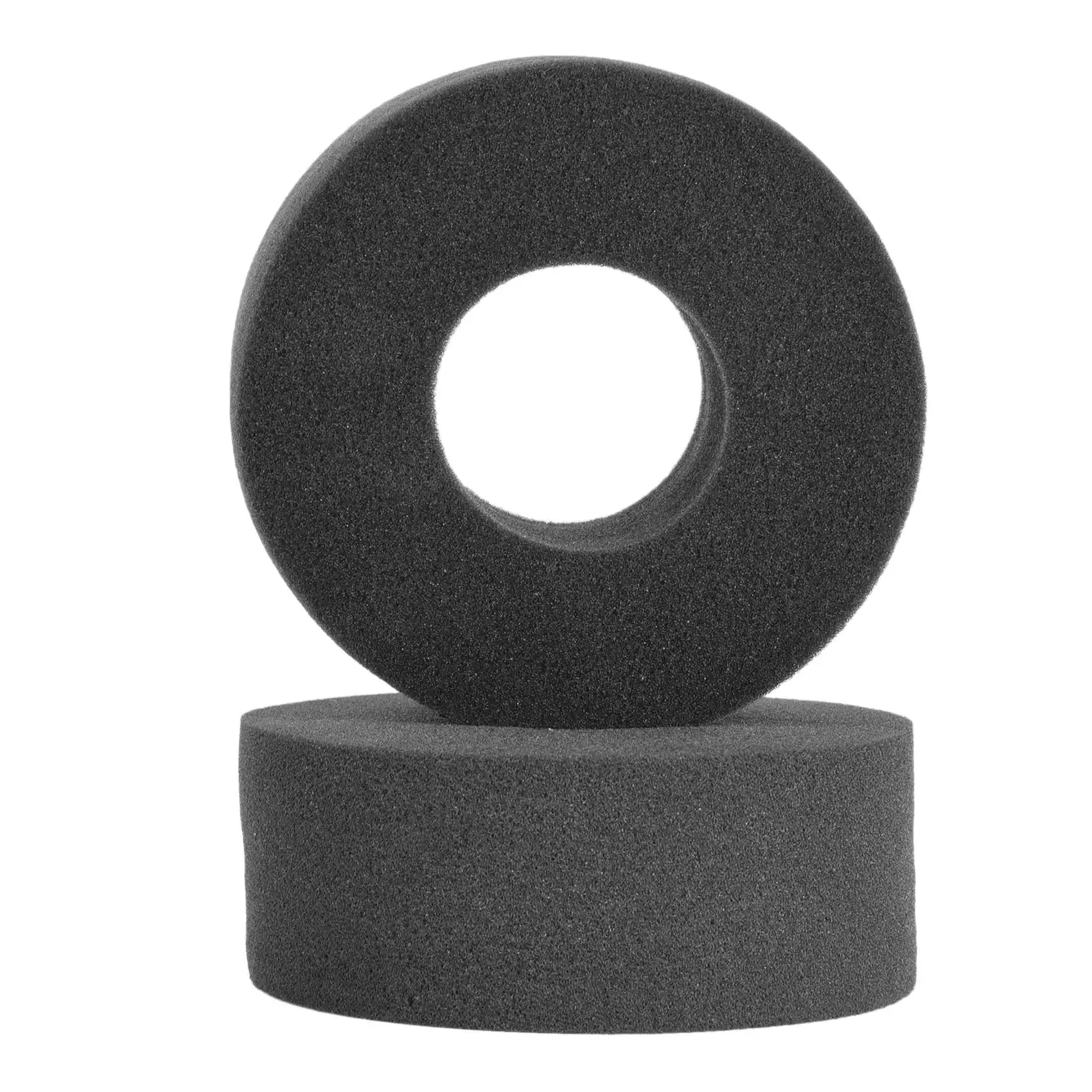 High-end 4 pces 2.2 polegadas pneu esponja macia espuma caber 1/10 rc rastreador 125-130mm de diâmetro 2.2 Polegada pneus