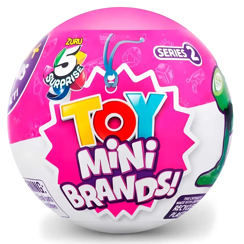 Zuru mini marcas brinquedos 5 surpresa mini marcas brinquedo brinquedos em miniatura caixa cega mistério série 2 original mistério marcas em miniatura brinquedo