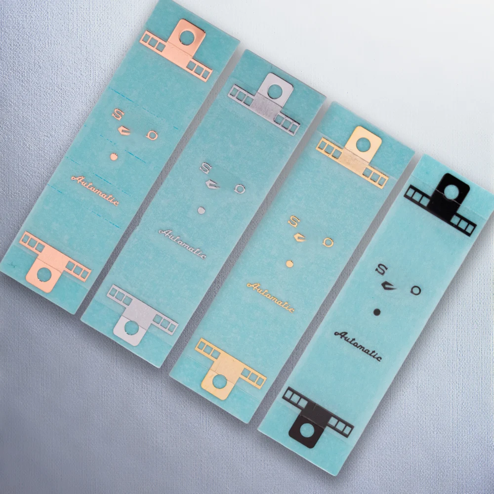 Adesivos de metal de níquel com logotipo ss de 27-30mm, adequados para modificação de mostrador de 27-30mm, acessórios requintados de modificação de relógio