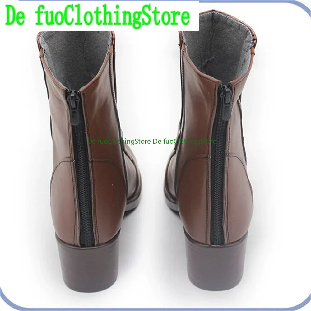 DefuoClothing Ash Eliza Cohen Arknights Cosplay zapatos botas juego Anime fiesta Halloween Navidad DefuoClothing tienda de zapatos