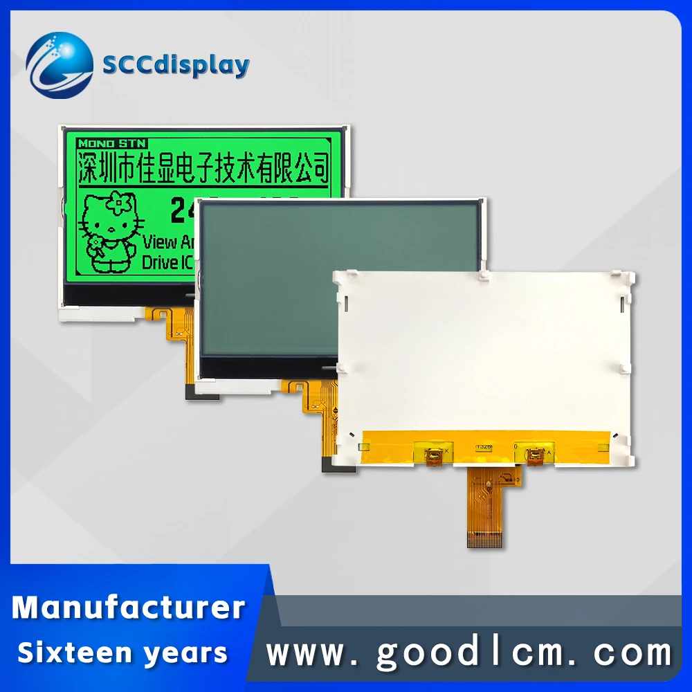 tela-grafica-de-matriz-de-pontos-240-128-para-instrumentos-industriais-sjxd240128a038-com-retroiluminacao-esmeralda-cog-240128-tela-lcd-monocromatica