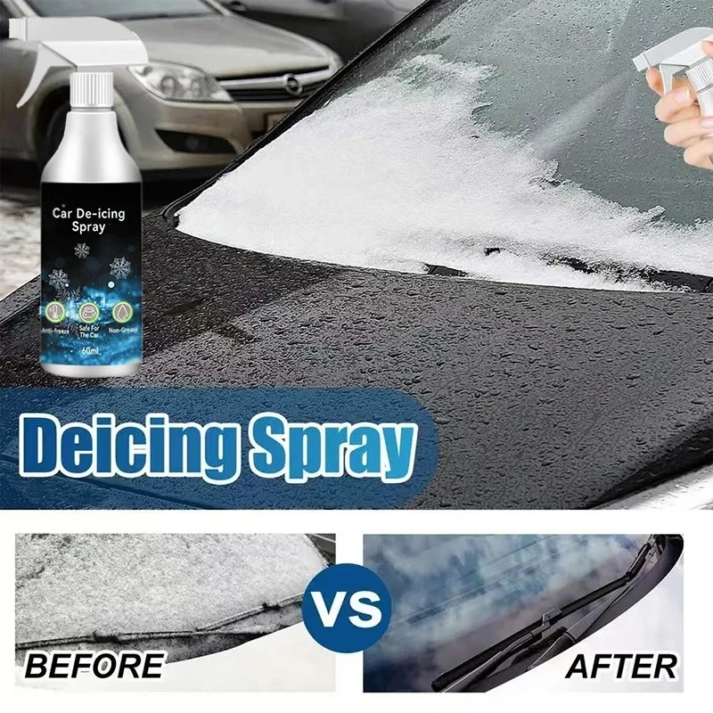 

60ml New Snow Removal Agent, Winter Windshield Defrosting Agent, Window Specific Snow Melting Agent Tools