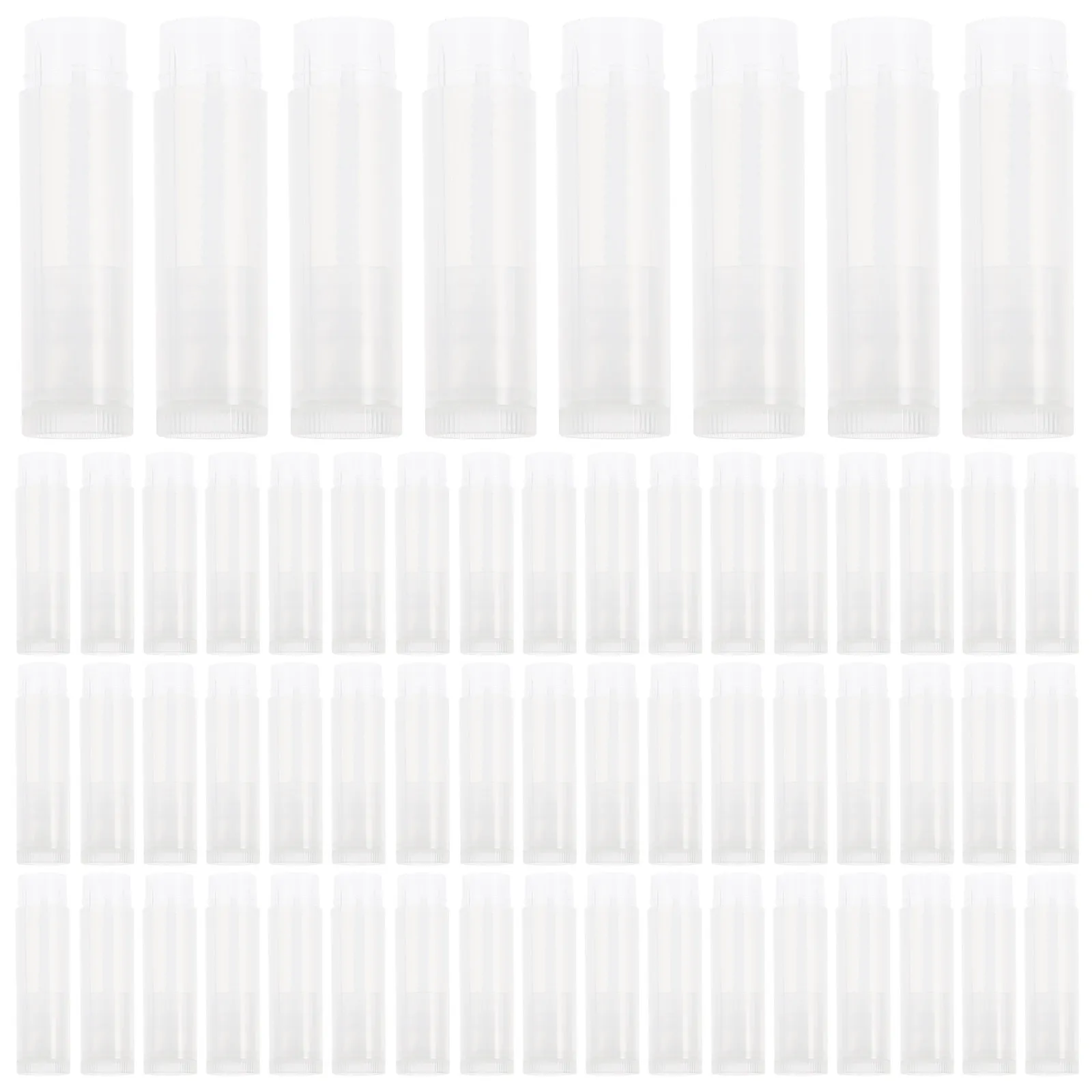 100 stuks lippenbalsem tubes push-wielmechanisme DIY lege containers doppen lichtgewicht duurzame lipcontainer tubes