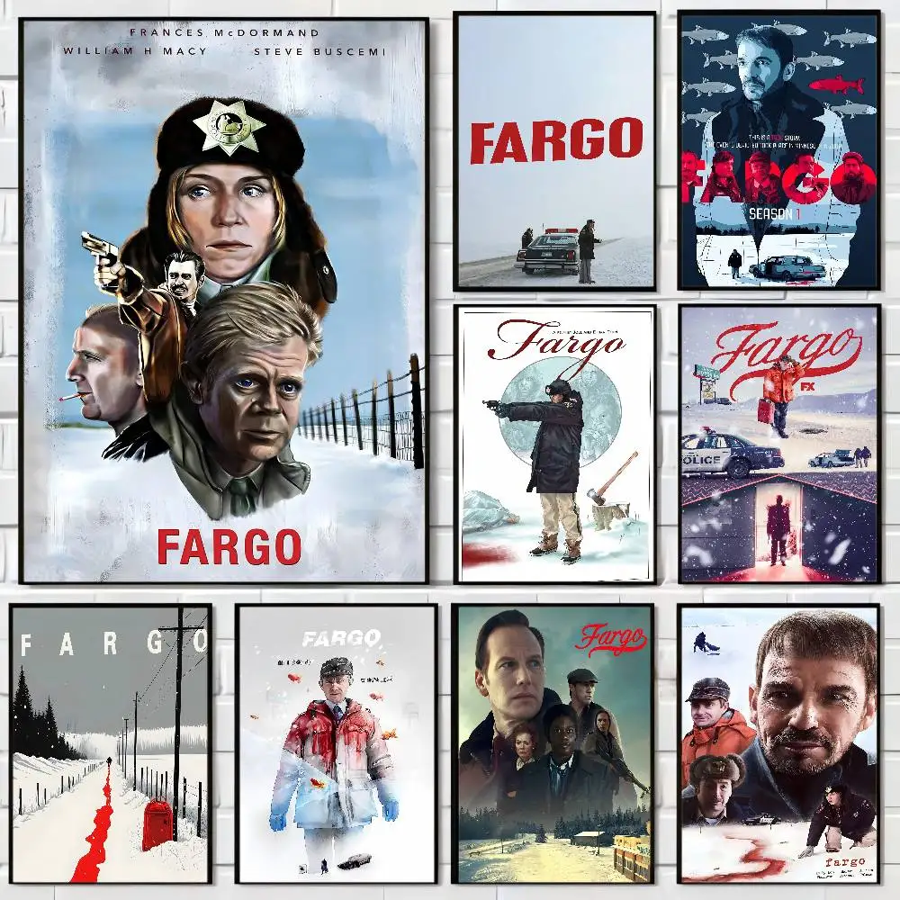 

Fargo Kraft Paper Classic Movie Classic Anime Poster Waterproof Paper Sticker Coffee House Bar Room Wall Decor