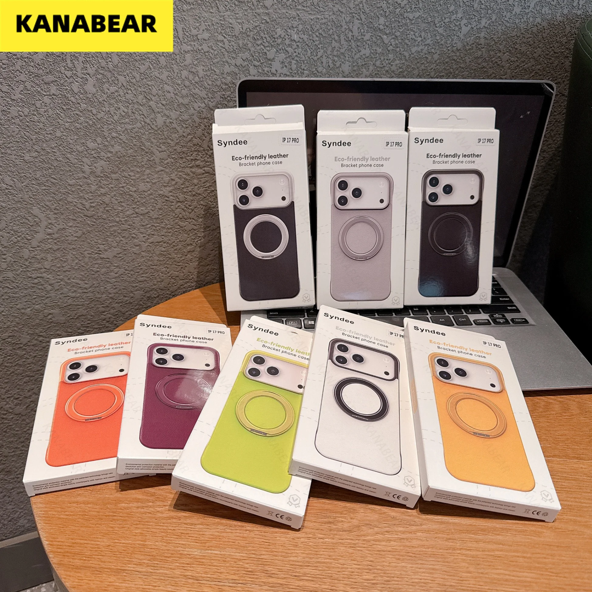 

The zero-frame-feel leather stand is suitable for iPhone17promax phone cases. It is a niche, high-end and trendy protective case