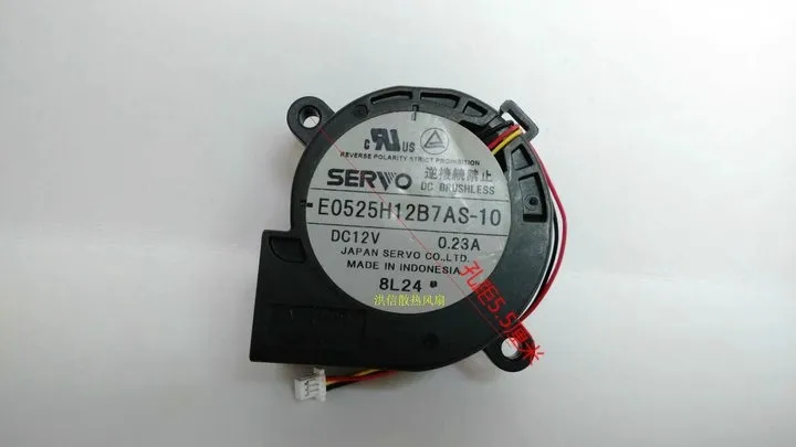 

Бесплатная доставка, новый оригинальный вентилятор для проектора Servo 5025 12 В 0,23a E0525H12B7AS-10