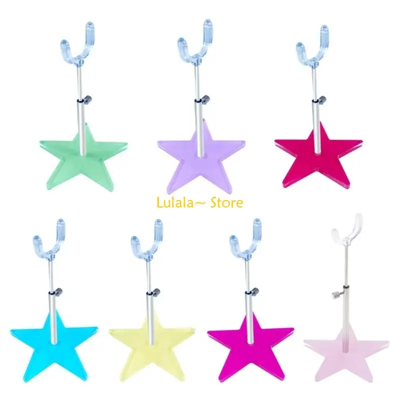 

Y4QA Practical Doll Display Stand For 1/8 1/12 Model Action Figure With Secure Star Base Doll Display Accessories