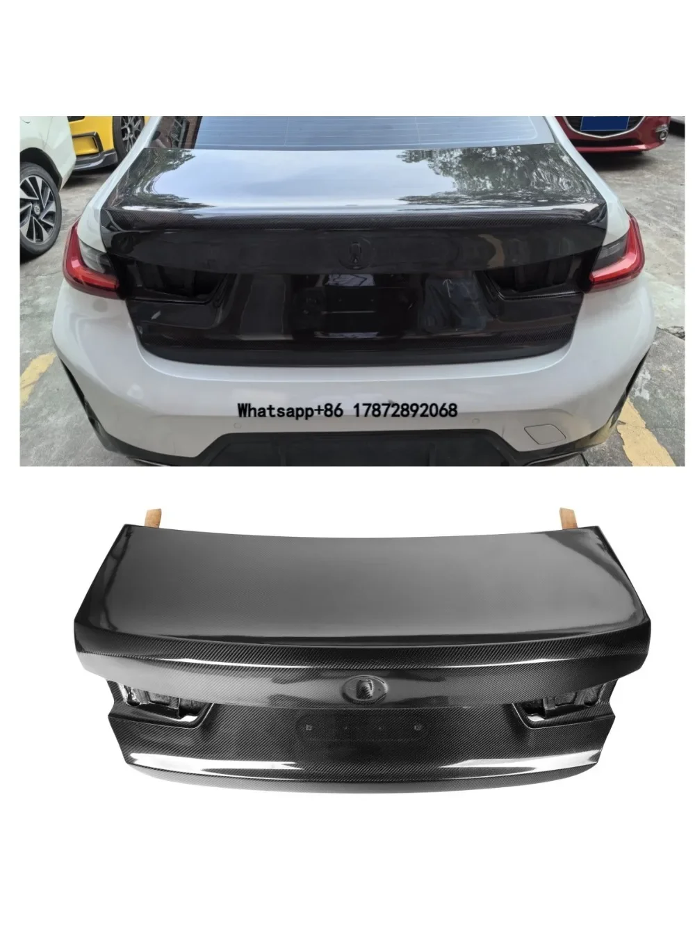

OEM Style Carbon Fiber Rear Trunk Lid for 3 Series G20 G28 M3 G80 2021+ Carbon Fibre Body Kit