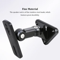 1pair GU15 new universal 304 stainless steel alloy sound Speaker Wall bracket mount Audio stand Sound Box Rack