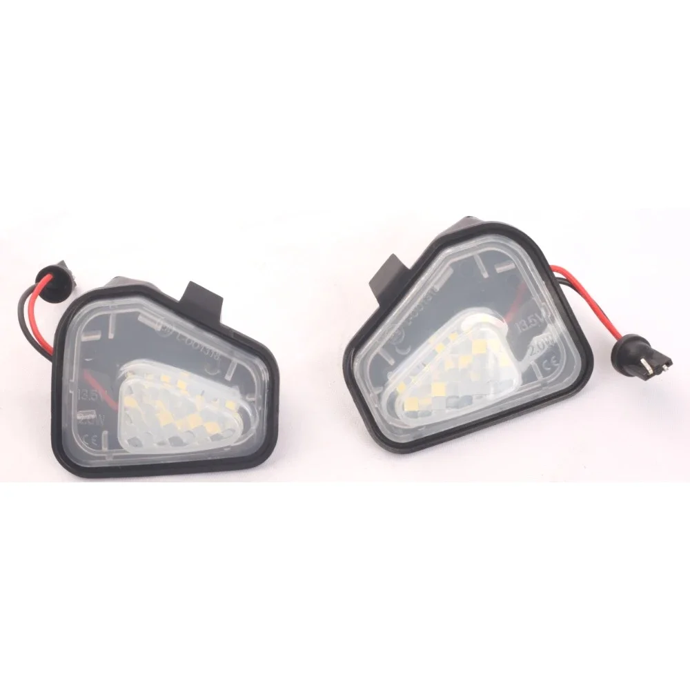 

2pcs Canbus LED Side Mirror Puddle Lights Lamp for VW Je.tta 10-2015 EOS 09-2011 Passat B7 2010~ CC 2009-2012 Scirocco 2009-2014