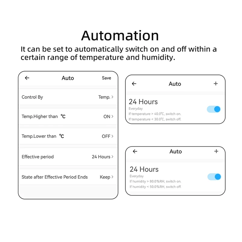 مفتاح درجة الحرارة HFES Wifi مع مستشعر Ewelink Smart Wifi 20A مفتاح درجة الحرارة بالترموستات يدعم التحكم الصوتي