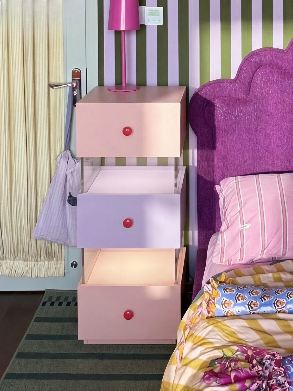 Dopamine, household, showcase, bedroom, figure display, storage cabinet, small, side cabinet