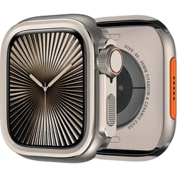 Metal Bumper Case For Apple Watch 46mm 45mm 44mm Protector Frame Cover For iWatch Series 10 9 8 7 6 5 SE Change To Ultra 2 49mm