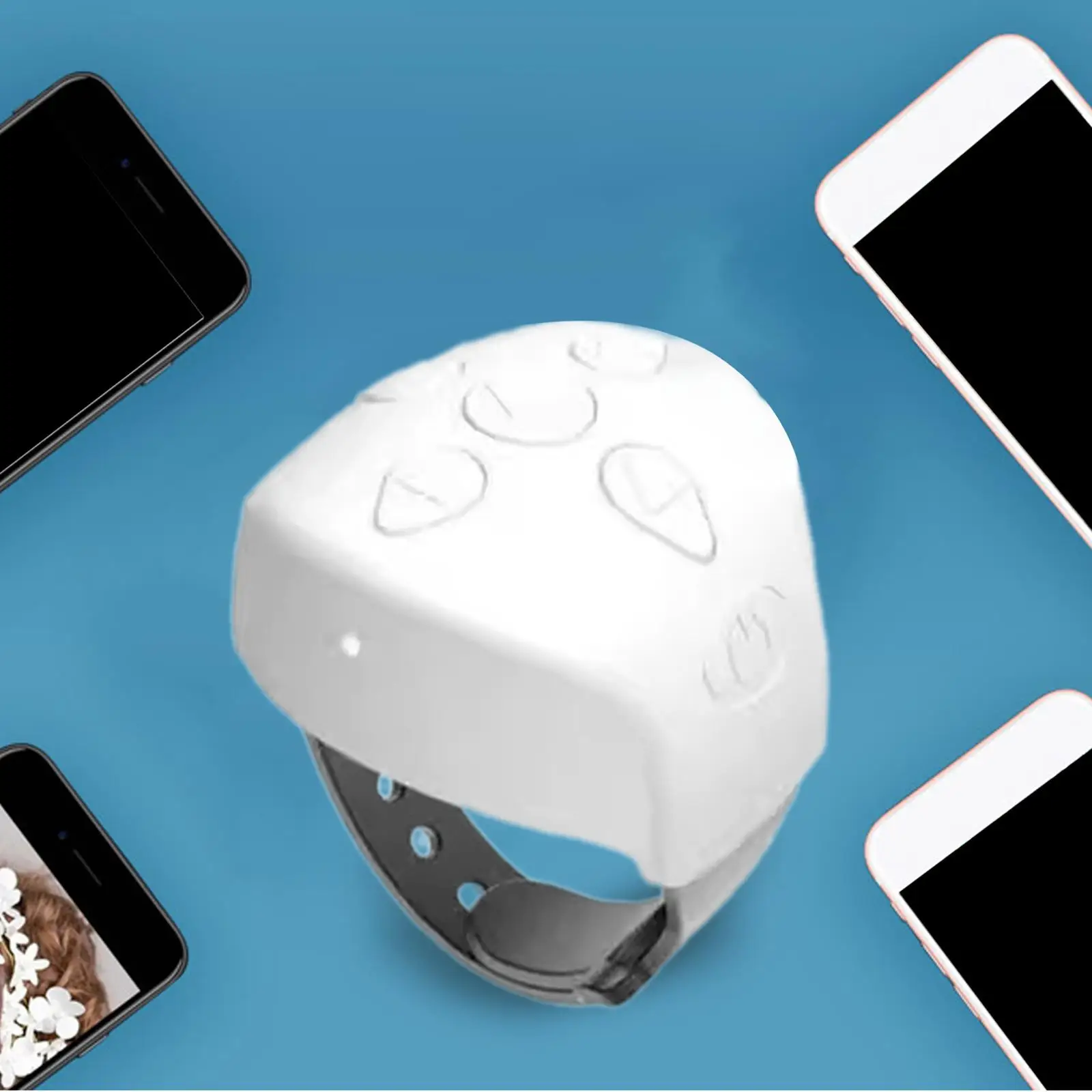 Fingertip Bluetooth Remote Control Multipurpose Portable Stable Performance Fingertip Controller Camera Selfie Remote Shutter