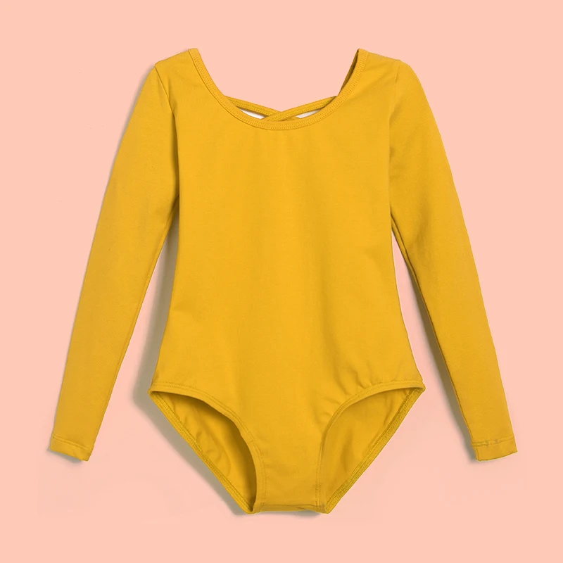 Girl classic Ballet Dance Leotard Toddler Crisscross Straps Back Gymnastics dancewear Suitable for group performances