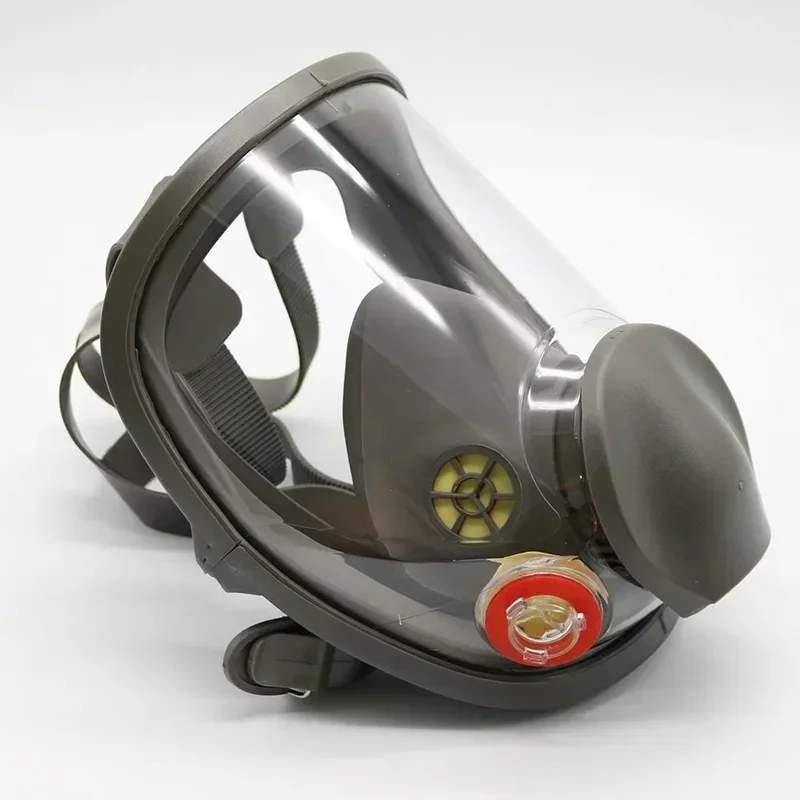 6800 Gas Dust Mask Full Face Respirator Original 6898 PC HD Anti Fog Washable Replacement Screen Headband Chemical Protection