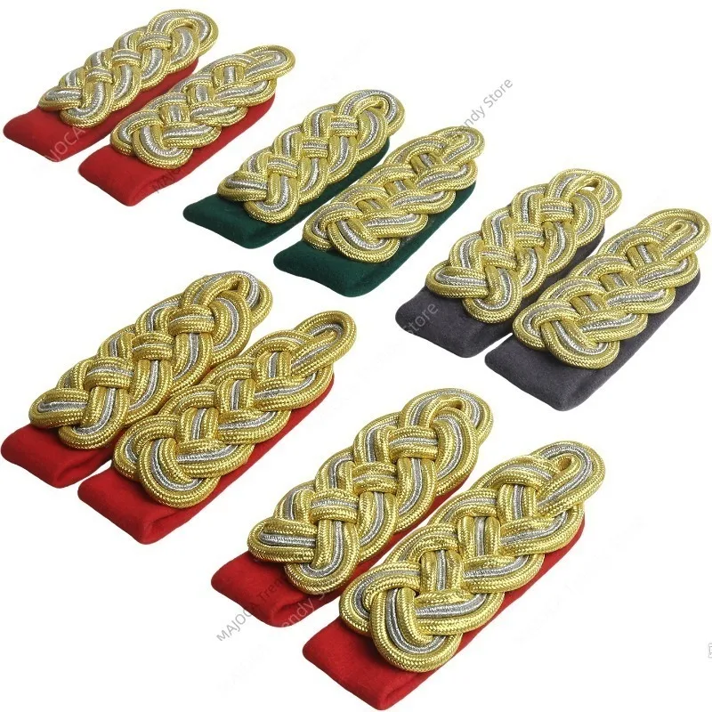 

WWII WW2 German General Epaulettes Royal Formal Dress Epaulette Film and Television Clothing Accessories Shoulder Boards Badges