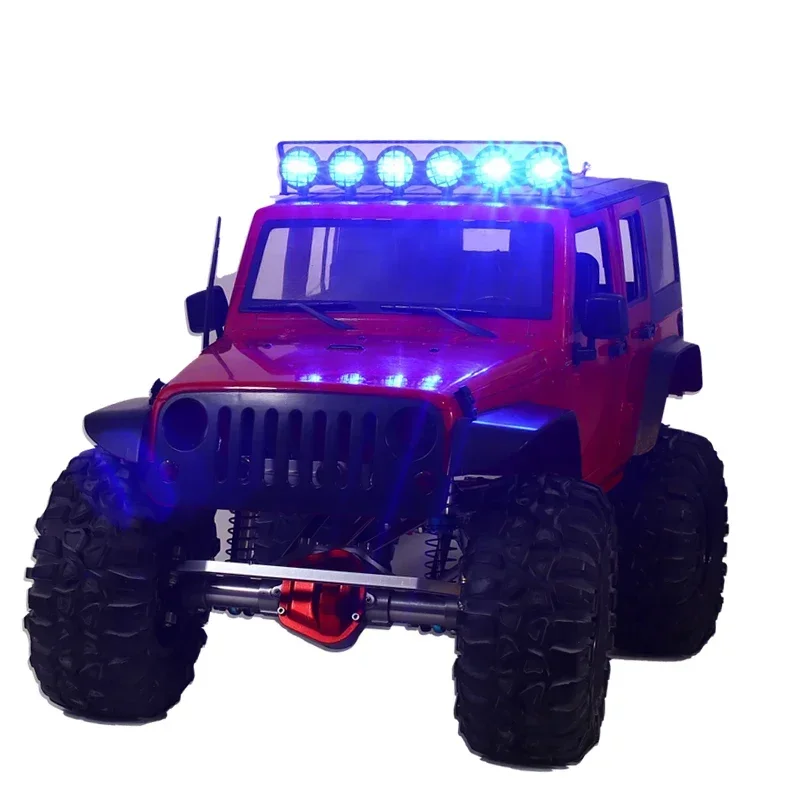 1 pçs rc carro 158mm brilhante led telhado lâmpada barra de luz para 1/10 rc rastreador carro atualização peças TRX-4 scx10 d90 90046