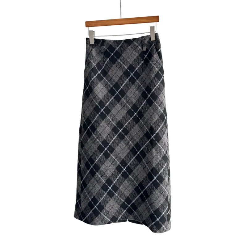 

Юбка миди для женщин: модная, шикарная, в минималистичном стиле, повседневная, BA1819