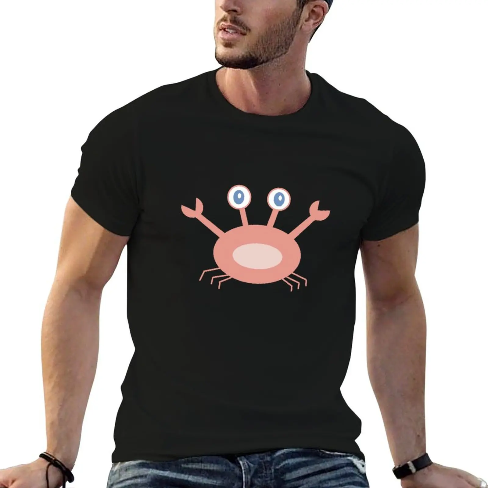 

shirt shirts man t plain Crab cotton man pack T-Shirt t for Logo